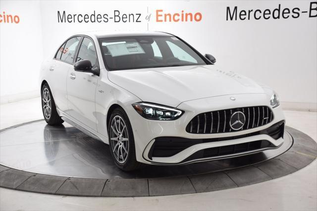 new 2025 Mercedes-Benz AMG C 43 car, priced at $70,865