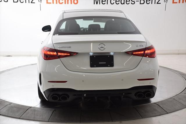 new 2025 Mercedes-Benz AMG C 43 car, priced at $70,865