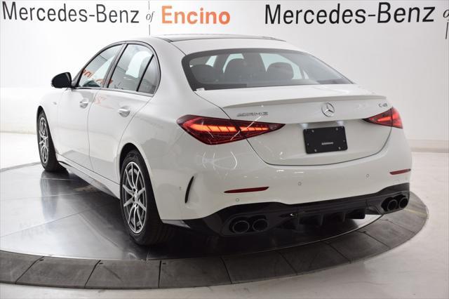new 2025 Mercedes-Benz AMG C 43 car, priced at $70,865