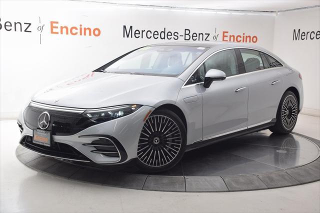 used 2022 Mercedes-Benz EQS 580 car, priced at $65,998