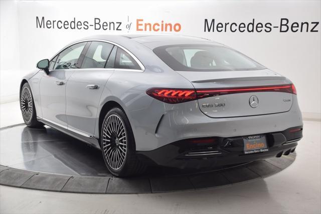 used 2022 Mercedes-Benz EQS 580 car, priced at $65,998