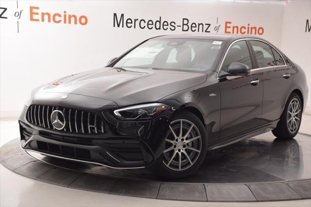 new 2025 Mercedes-Benz AMG C 43 car, priced at $64,685