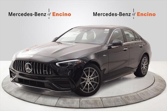 new 2025 Mercedes-Benz AMG C 43 car, priced at $64,685