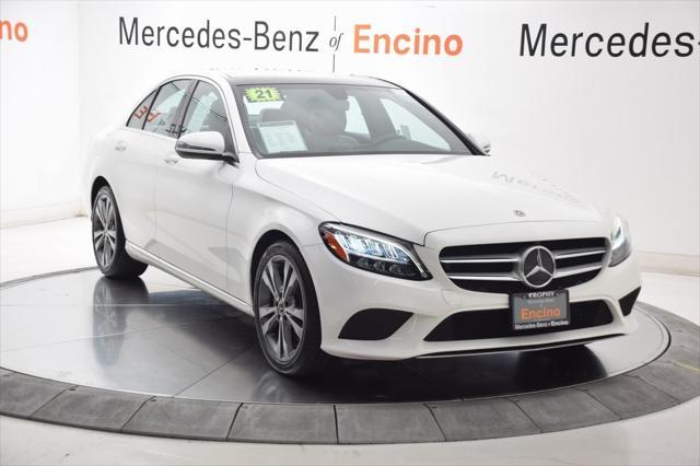 used 2021 Mercedes-Benz C-Class car, priced at $25,498