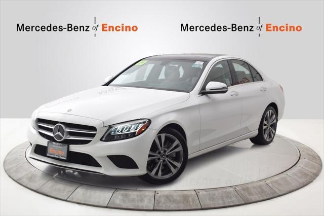 used 2021 Mercedes-Benz C-Class car, priced at $25,998