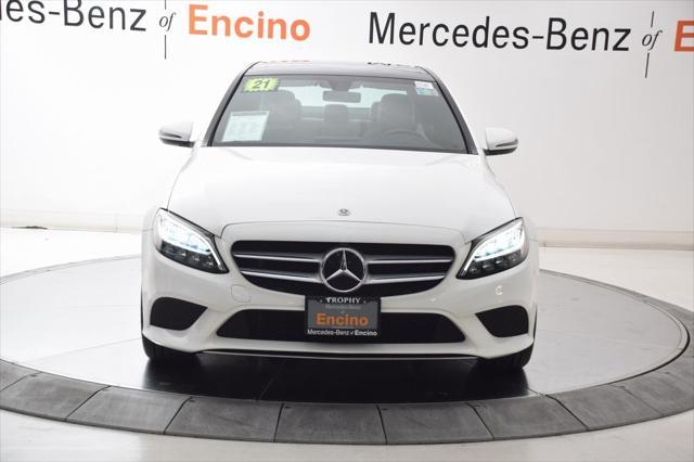 used 2021 Mercedes-Benz C-Class car, priced at $25,498