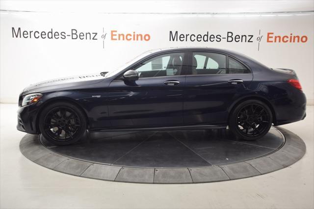 used 2021 Mercedes-Benz AMG C 43 car, priced at $39,998