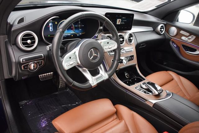 used 2021 Mercedes-Benz AMG C 43 car, priced at $39,998