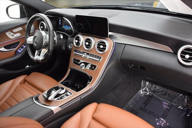 used 2021 Mercedes-Benz AMG C 43 car, priced at $39,998