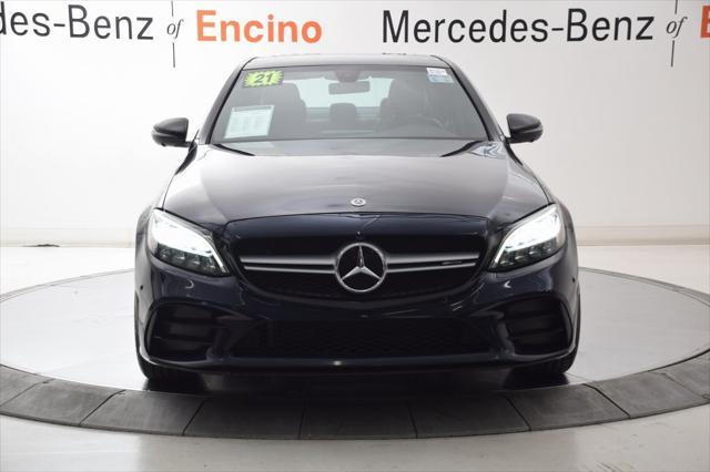 used 2021 Mercedes-Benz AMG C 43 car, priced at $39,998