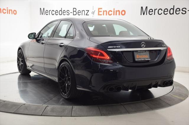used 2021 Mercedes-Benz AMG C 43 car, priced at $39,998