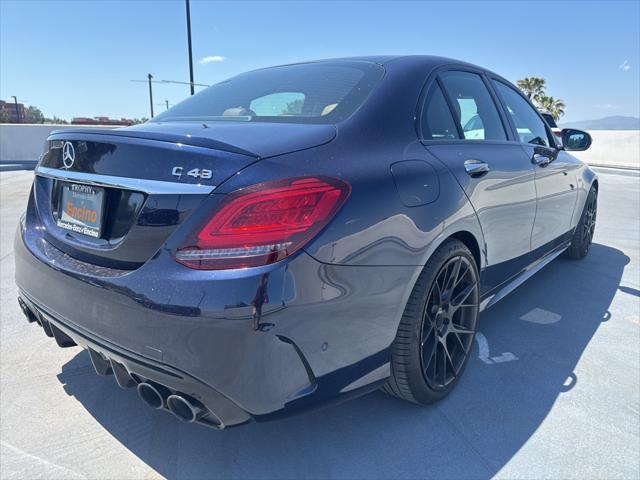 used 2021 Mercedes-Benz AMG C 43 car, priced at $39,998