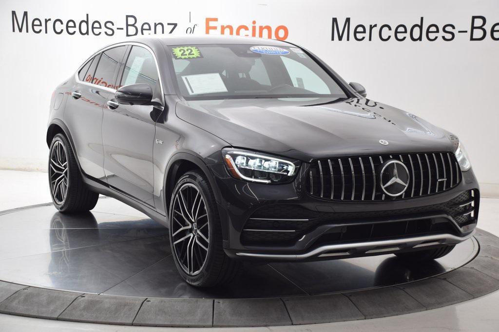 used 2022 Mercedes-Benz AMG GLC 43 car, priced at $45,997