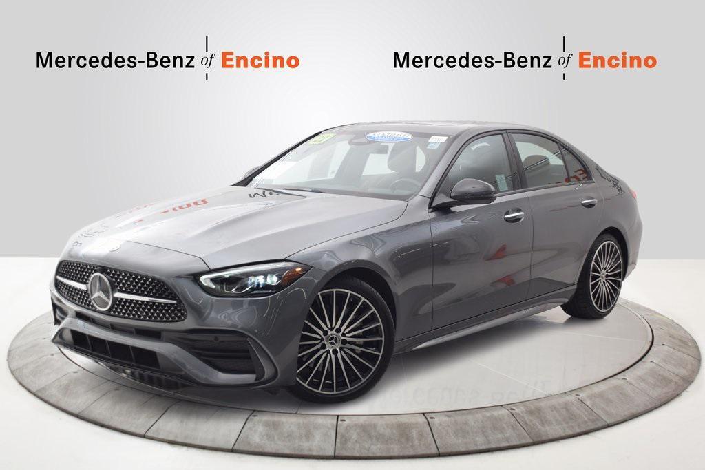 used 2022 Mercedes-Benz C-Class car, priced at $33,997