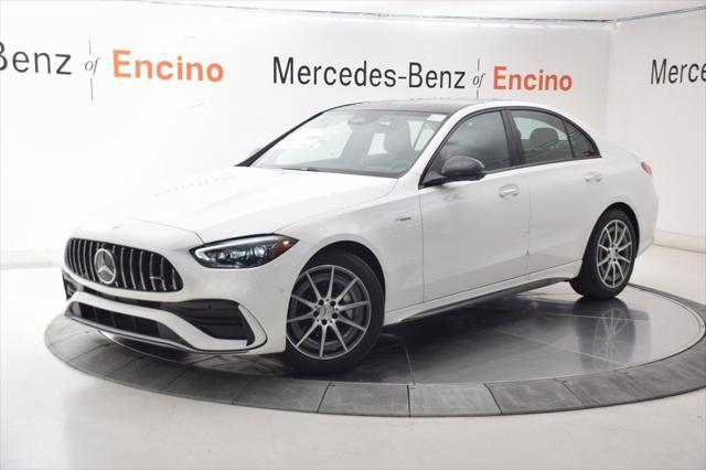 new 2025 Mercedes-Benz AMG C 43 car, priced at $70,705