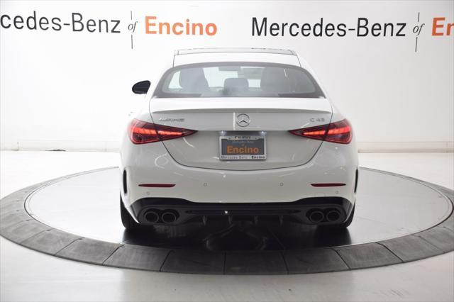 new 2025 Mercedes-Benz AMG C 43 car, priced at $70,705