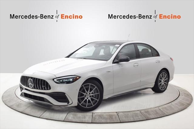 new 2025 Mercedes-Benz AMG C 43 car, priced at $70,705