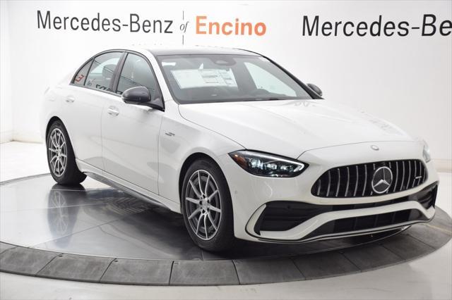 new 2025 Mercedes-Benz AMG C 43 car, priced at $70,705