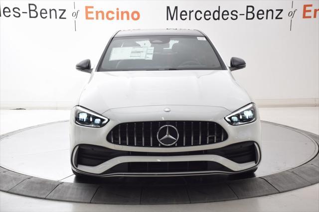 new 2025 Mercedes-Benz AMG C 43 car, priced at $70,705