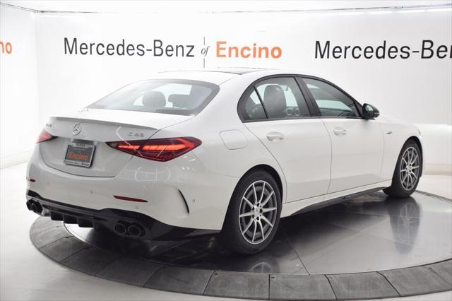 new 2025 Mercedes-Benz AMG C 43 car, priced at $70,705