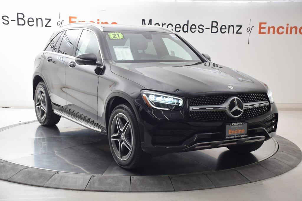 used 2021 Mercedes-Benz GLC 300 car, priced at $18,398