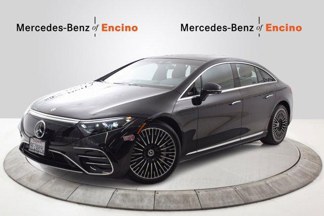 used 2022 Mercedes-Benz EQS 580 car, priced at $66,997