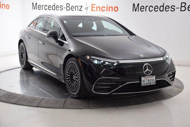 used 2022 Mercedes-Benz EQS 580 car, priced at $66,997