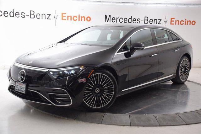 used 2022 Mercedes-Benz EQS 580 car, priced at $66,997