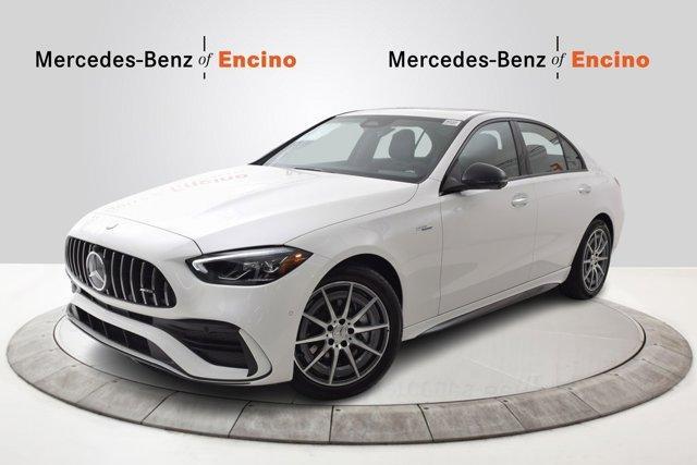 new 2024 Mercedes-Benz AMG C 43 car, priced at $65,000