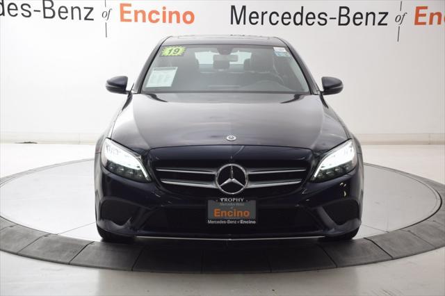 used 2019 Mercedes-Benz C-Class car, priced at $19,998