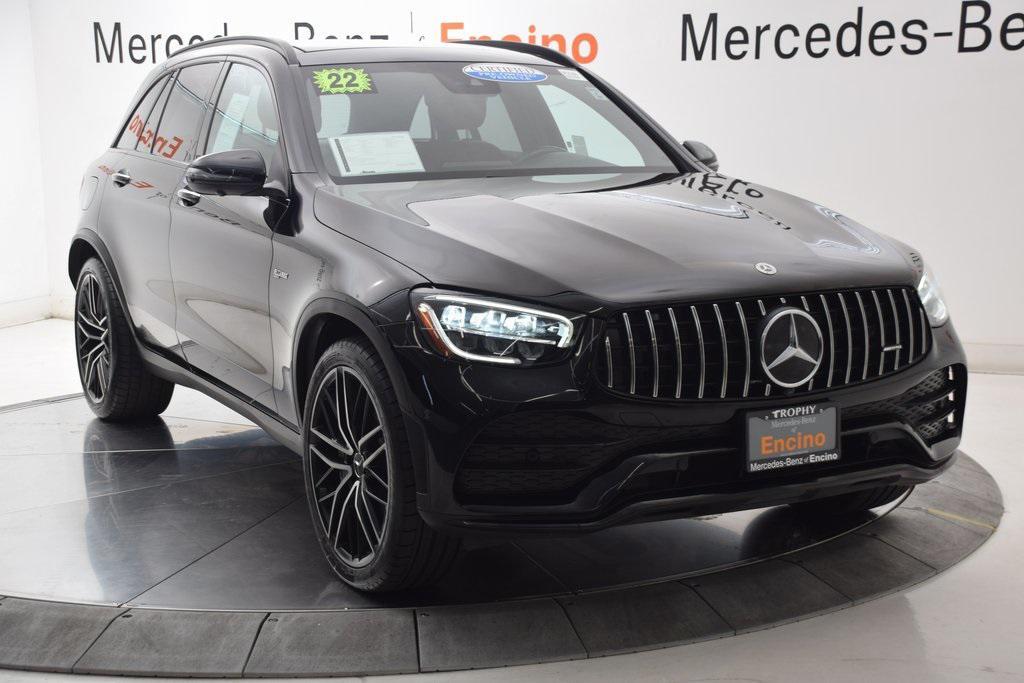 used 2022 Mercedes-Benz AMG GLC 43 car, priced at $39,997