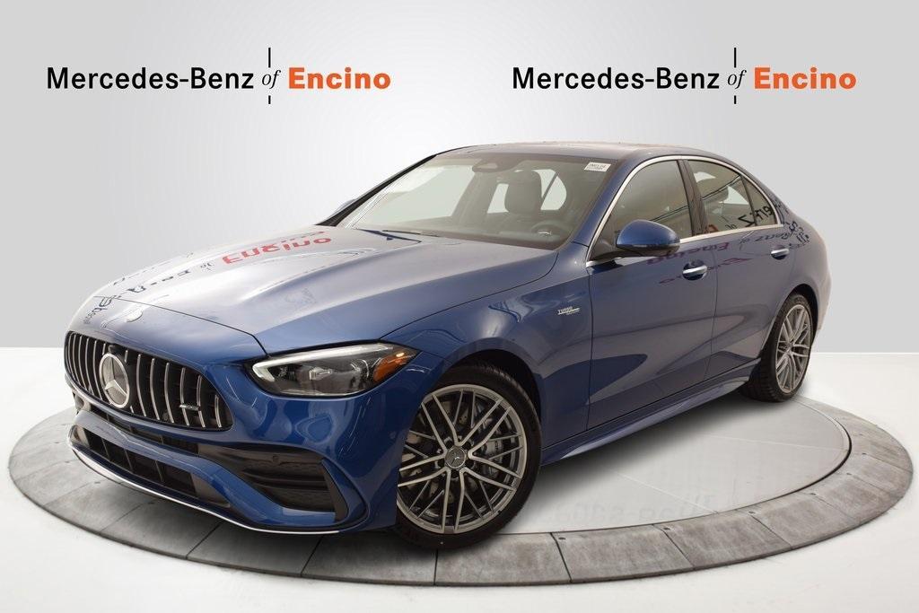 new 2024 Mercedes-Benz AMG C 43 car, priced at $70,445