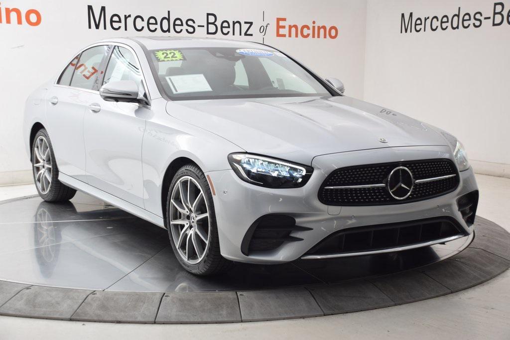 used 2022 Mercedes-Benz E-Class car, priced at $35,997