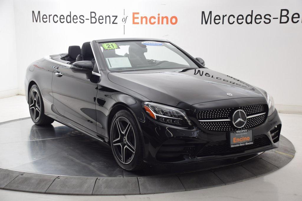 used 2021 Mercedes-Benz C-Class car, priced at $38,497