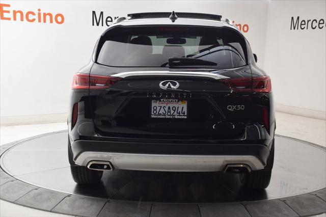 used 2022 INFINITI QX50 car, priced at $27,777