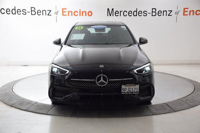 used 2024 Mercedes-Benz C-Class car, priced at $49,997