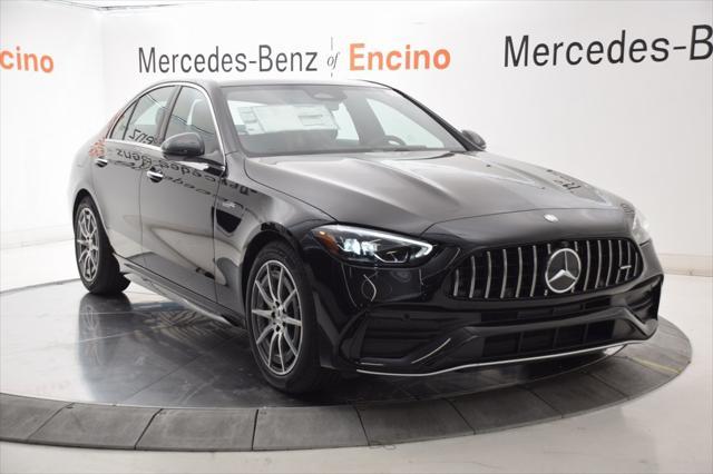new 2025 Mercedes-Benz AMG C 43 car, priced at $64,685
