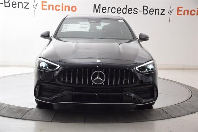 new 2025 Mercedes-Benz AMG C 43 car, priced at $64,685