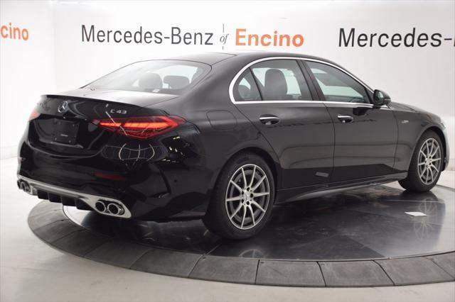 new 2025 Mercedes-Benz AMG C 43 car, priced at $64,685