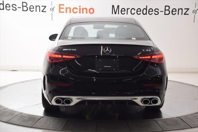 new 2025 Mercedes-Benz AMG C 43 car, priced at $64,685