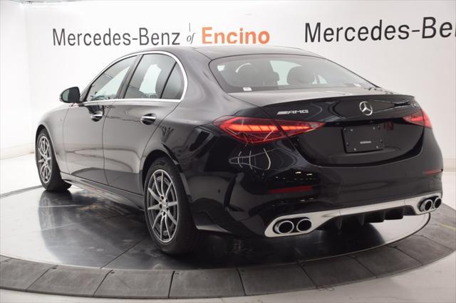 new 2025 Mercedes-Benz AMG C 43 car, priced at $64,685