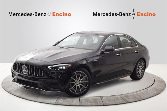 new 2025 Mercedes-Benz AMG C 43 car, priced at $64,650