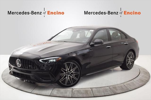 new 2025 Mercedes-Benz AMG C 43 car, priced at $68,105