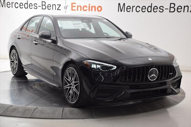 new 2025 Mercedes-Benz AMG C 43 car, priced at $70,375