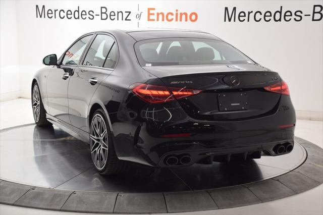 new 2025 Mercedes-Benz AMG C 43 car, priced at $70,375