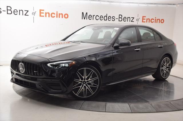 new 2025 Mercedes-Benz AMG C 43 car, priced at $70,375
