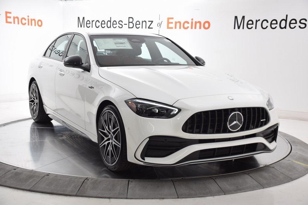 new 2024 Mercedes-Benz AMG C 43 car, priced at $71,995