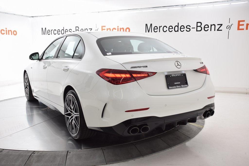 new 2024 Mercedes-Benz AMG C 43 car, priced at $71,995