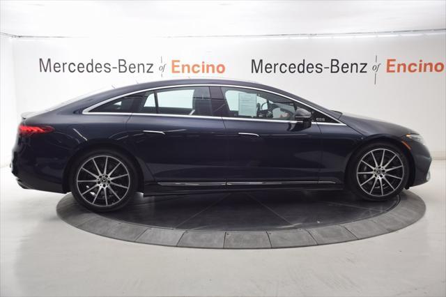 used 2022 Mercedes-Benz EQS 580 car, priced at $53,997