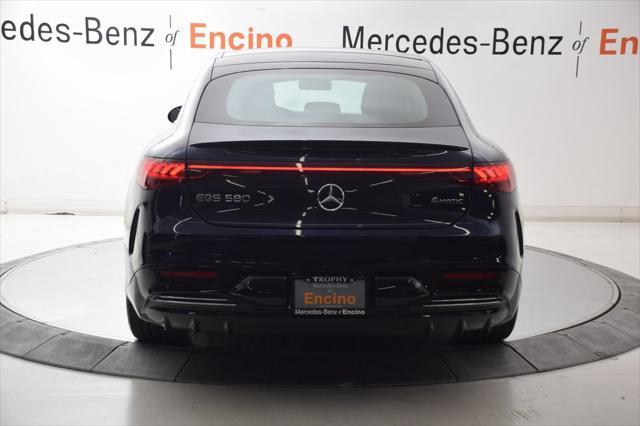 used 2022 Mercedes-Benz EQS 580 car, priced at $53,997